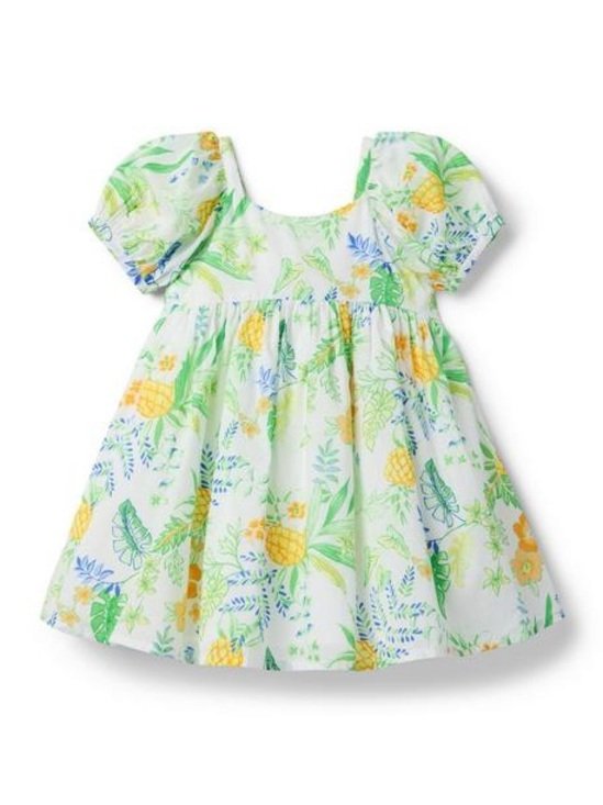 Janie and Jack Other - Janie and Jack Cotton Pineapple Floral Dress Size 7